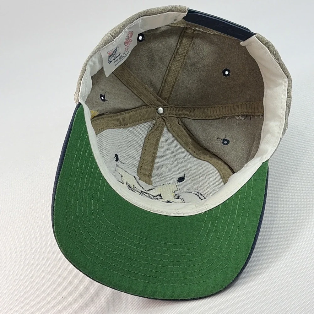 Vintage Michigan Wolverines Hat Cap Snap Back The Game Block M Go Blue 80's